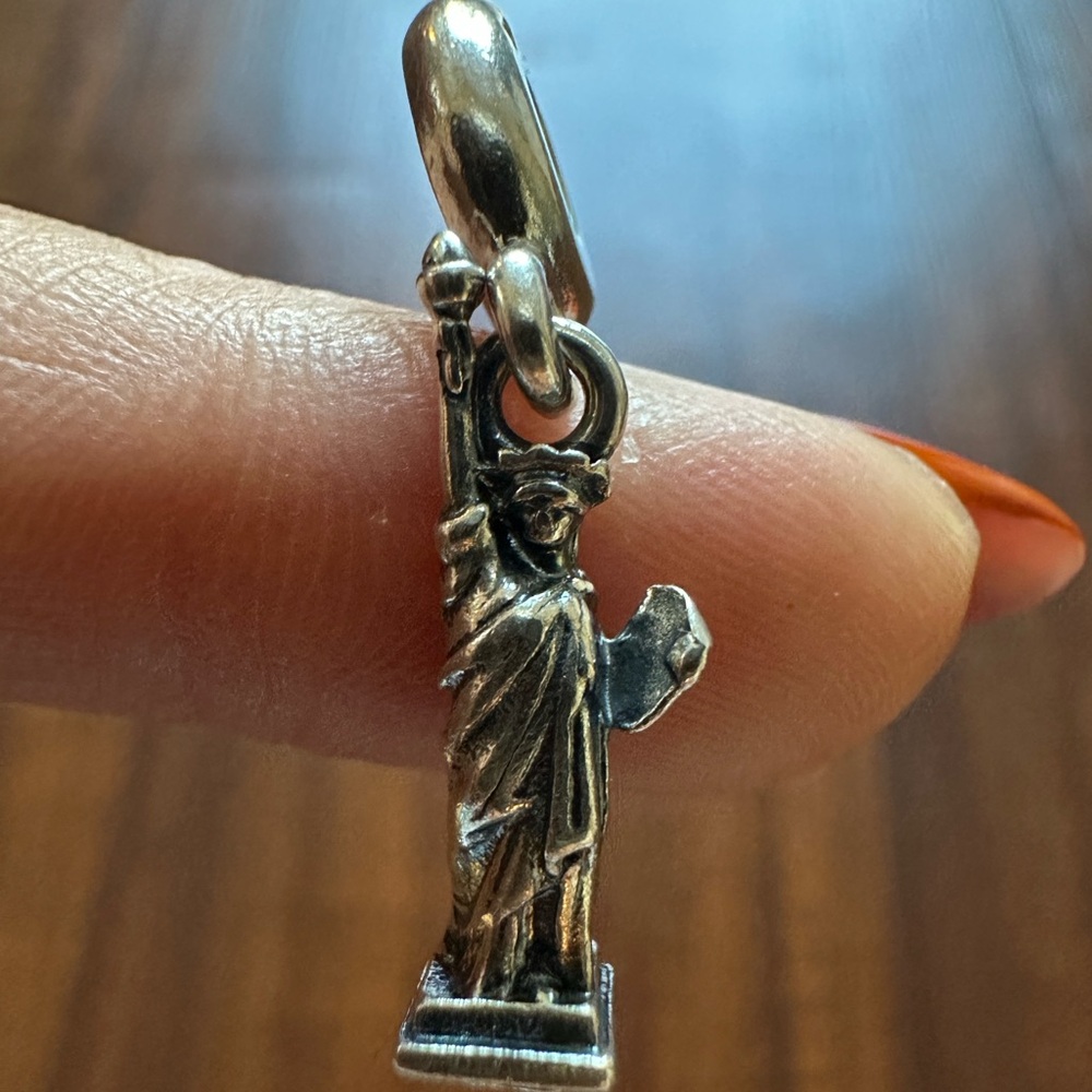 RETIRED Pandora Charm - Statue of Liberty Charm